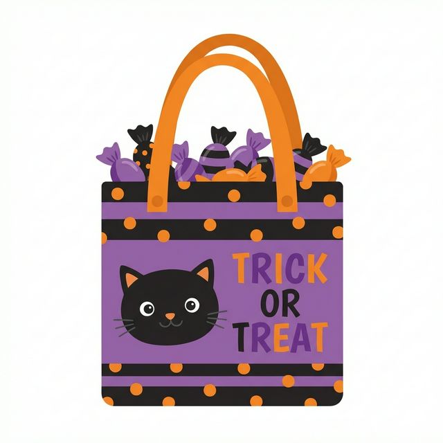 Trick or Treat Candy Bag